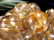 ゴールドルチル ブレスレット タイチン 金針水晶 天然石