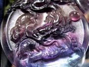 フローライト 蛍石 タンブル カービング 彫刻