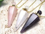 天然石アロマボトル 天然石香水瓶 ローズクォーツ 水晶 アメジスト ラピスラズリ