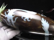特大　天珠　約14cm 置物　お守り　天然石　瑪瑙　強運 巨大天珠