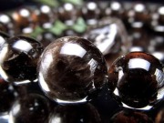 黒水晶 ブレスレット 黒平 モリオン 日本製