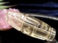 リビアングラス 天珠 九眼 彫刻 置物
