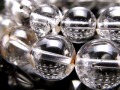 エレスチャルクォーツ 骸骨水晶 ブレスレット グラファイト パワーストーン