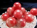 ロードナイトインシリカ 薔薇輝石 1粒売り ビーズ石 ロードナイトシリカ