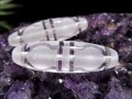 金剛杵天珠 水晶 クリスタル天珠 水晶天珠