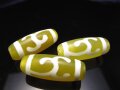 ◆激安限定入荷◆お買い得！◆明るいビタミンカラー◆至純風化天珠◆緑度母天珠(りょくどぼてんじゅ)◆縦サイズ：約30mm◆