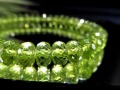 ペリドット かんらん石 ブレスレット カット オリビン