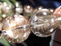 プラチナルチルクォーツ ブレスレット プラチナルチル ルチルレイテッドクォーツ ブルッカイト