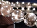 プラチナルチルクォーツ ブレスレット プラチナルチル ルチルレイテッドクォーツ ブルッカイト