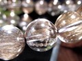 プラチナルチルクォーツ ブレスレット プラチナルチル ルチルレイテッドクォーツ ブルッカイト