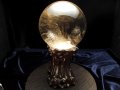 ★【バイヤー厳選！】★大人気！特大サイズ水晶丸玉★太古の昔から親しまれてきた万能ストーン★お守り・インテリアにも★1点物★すべての浄化と純粋さの象徴★水晶丸玉【クリスタルスフィア】★直径約79.6mm★約971ｇ★専用台座付き★【ブラジル産】