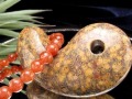 クリソコラ 珪孔雀石 勾玉 天然石