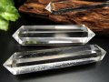 ★良質！希少なダブルポイント結晶★浄化力の強いヒマラヤ産★デンバー展示会商品★透明！ヒマラヤ水晶ダブルポイント★約13-16g★結晶サイズ約50mm-70mm★