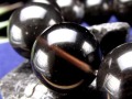 オブシディアン 黒曜石 ブレスレット クリストバライト 星ヶ塔遺跡産