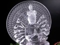 千手千眼観音 千手観音 蓮華王 観音菩薩 クリスタルガラス