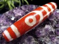 銀線,シルバー,馬蹄痕,紅天珠,魔除け,天珠,チベット