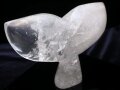 ホエール水晶置物