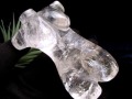 水晶 彫刻置物 クリスタル 女型 天然石