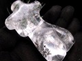 水晶 彫刻置物 クリスタル 女型 天然石