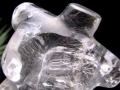 水晶 彫刻置物 クリスタル 女型 天然石