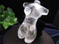 水晶 彫刻置物 クリスタル 女型 天然石