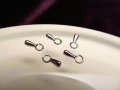 ◆高品質Silver925パーツ◆ネックレス・アジャスターチェーンのアクセントに！◆1セット5個入り◆アジャスター先端用雫型パーツ◆約7.2mm カン穴内径約2mm◆ETC101◆