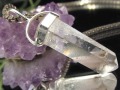 リチウムクォーツ 水晶 ペンダントトップ ポイント ネックレス