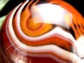 サードオニキス 赤縞瑪瑙 丸玉 置物 スフィア