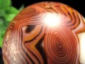 サードオニキス 赤縞瑪瑙 丸玉 置物 スフィア