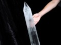 水晶 ポイント 置物 大 虹