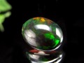 ブラックオパール カボション プレイオブカラー 蛋白石 遊色