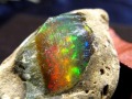オパール 蛋白石 原石 エチオピア産 遊色
