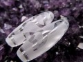 水蓮花天珠 水晶 クリスタル 天珠