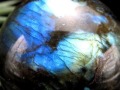 ラブラドライト 丸玉 スフィア シラー効果 置物 マダガスカル産