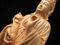 観音 置物 天然木 彫刻 仏教