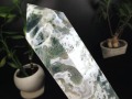 モスアゲート 苔瑪瑙 天然石 六角柱 ポイント