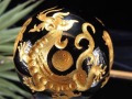 丸玉 オブシディアン 四神 青龍 朱雀 白虎 玄武 黒曜石