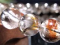 プラチナルチルクォーツ ブレスレット プラチナルチル ルチルレイテッドクォーツ ブルッカイト