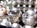プラチナルチルクォーツ ブレスレット プラチナルチル ルチルレイテッドクォーツ ブルッカイト