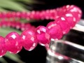 ルビー ブレスレット ボタンカット 紅玉 ミャンマー産