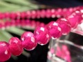 ルビー ブレスレット ボタンカット 紅玉 ミャンマー産