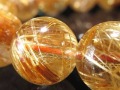 ゴールドルチル ブレスレット タイチン 金針水晶 天然石