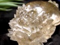 ゴールドルチルクォーツ 龍亀 ロングイ 金針 水晶 彫刻 置物 財運 瑞獣