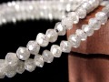 ホワイトダイヤモンド ダイアモンド 金剛石 原石 ブレスレット