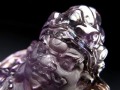 アメジスト 紫水晶 黄財神 彫刻 置物
