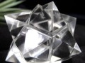 天然水晶 アステロイド 彫り 置物