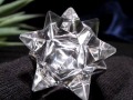 天然水晶 アステロイド 彫り 置物