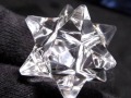 天然水晶 アステロイド 彫り 置物