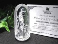 天然水晶 ガネーシャ 彫り 置物