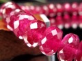 ルビー ブレスレット ボタンカット 紅玉 ミャンマー産